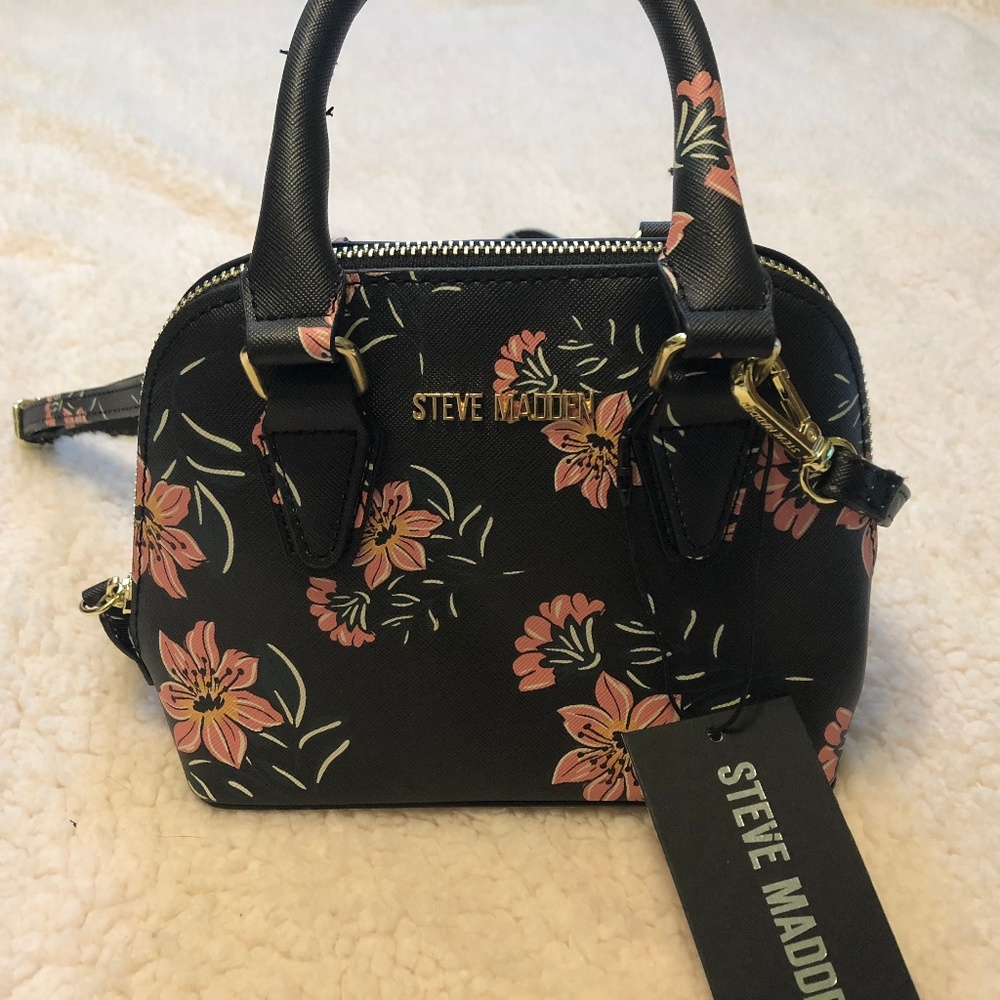 NWT Steve Madden Mini Floral Crossbody Handbag